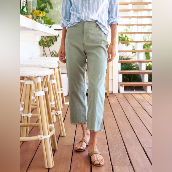 FRANK & EILEEN green Kinsale pant